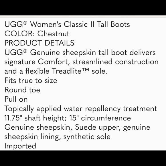 Ugg tall women’s boots size US9 - Picture 4 of 8
